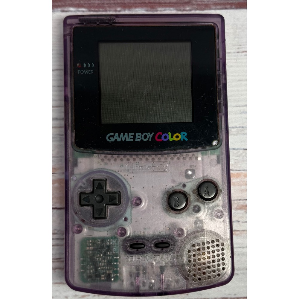 Nintendo Game Boy Color Atomic Purple CGB-001 Handheld Console Retro Gaming